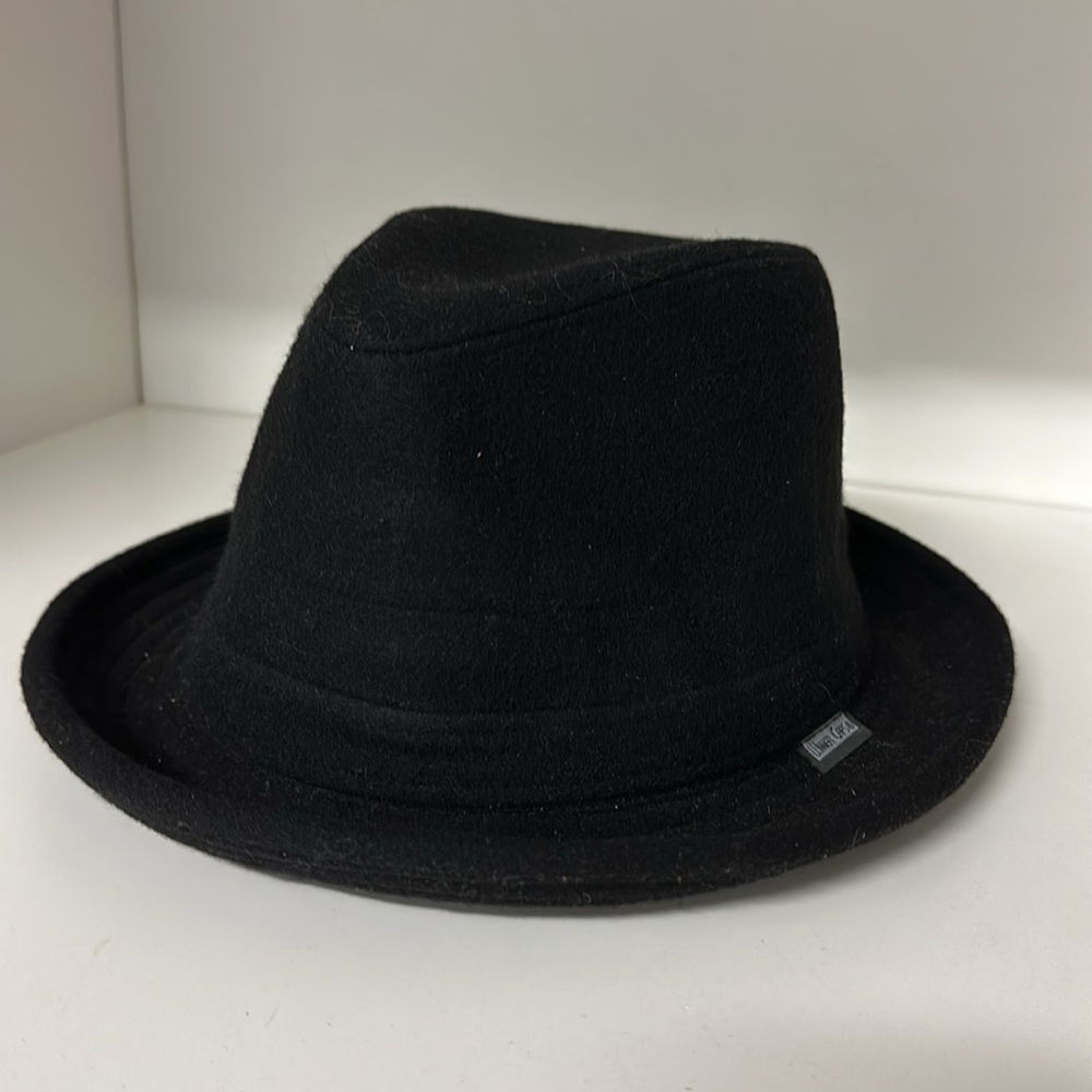 Emstate Wool Vintage Winner Caps Born in Empire  Black Brimmed Hat Mens Large